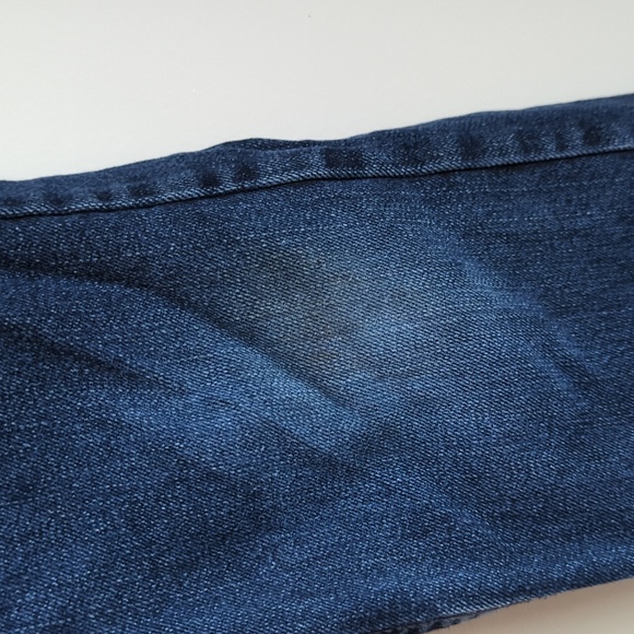 Levi's Washed Black/Blue Straight Boy's 505 Jeans Size 7 - Picture 3 of 7